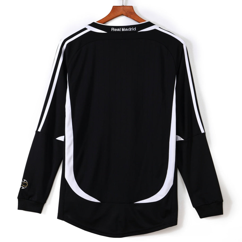 Maillot rétro de football Real Madrid 2006-2007, maillot third à manches longues, marque Le 12 -ème Maillot, vue de face