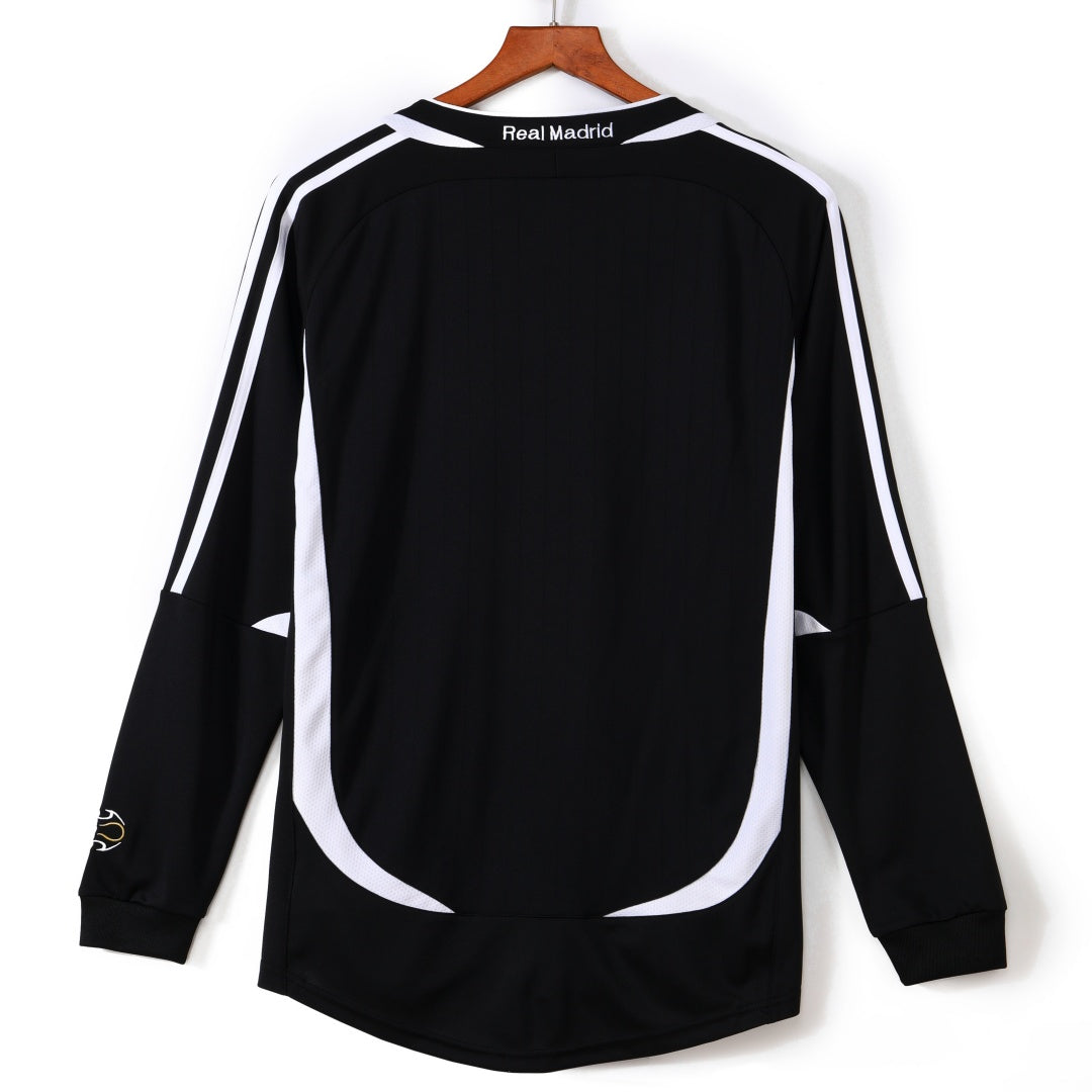 Maillot rétro de football Real Madrid 2006-2007, maillot third à manches longues, marque Le 12 -ème Maillot, vue de face