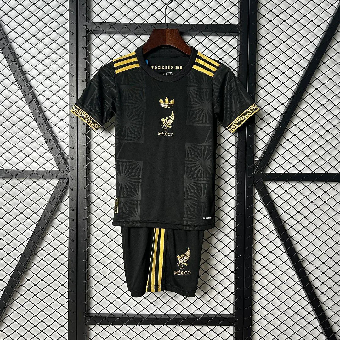 Ensemble pour enfant Mexique 2025 de Le 12 -ème Maillot, maillot et accessoires aux couleurs vives et motifs mexicains.