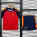 Maillot domicile adulte Espagne 25/26, marque Le 12 -ème Maillot, maillot de football avec détails du drapeau espagnol.