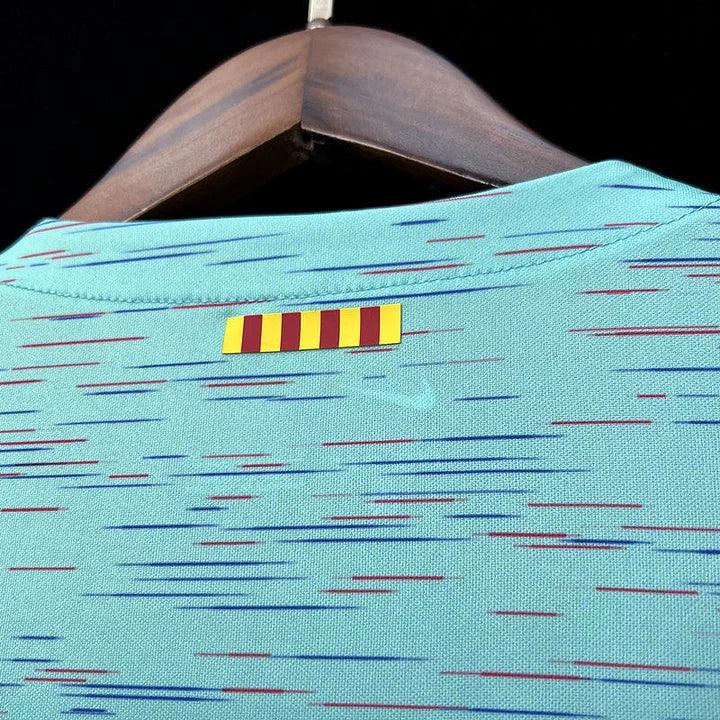 Maillot FC Barcelone saison 2023-2024 troisième, Le 12 -ème Maillot, vue avant avec logo et design moderne.