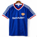 Maillot Manchester United Third Retro 1986-1988 par Le 12ème Maillot, maillot de football vintage avec logo et détails traditionnels