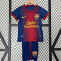 Maillot domicile enfant Barcelone 2012-2013 Le 12-ème Maillot, uniforme rétro pour jeunes supporters, vue de face.