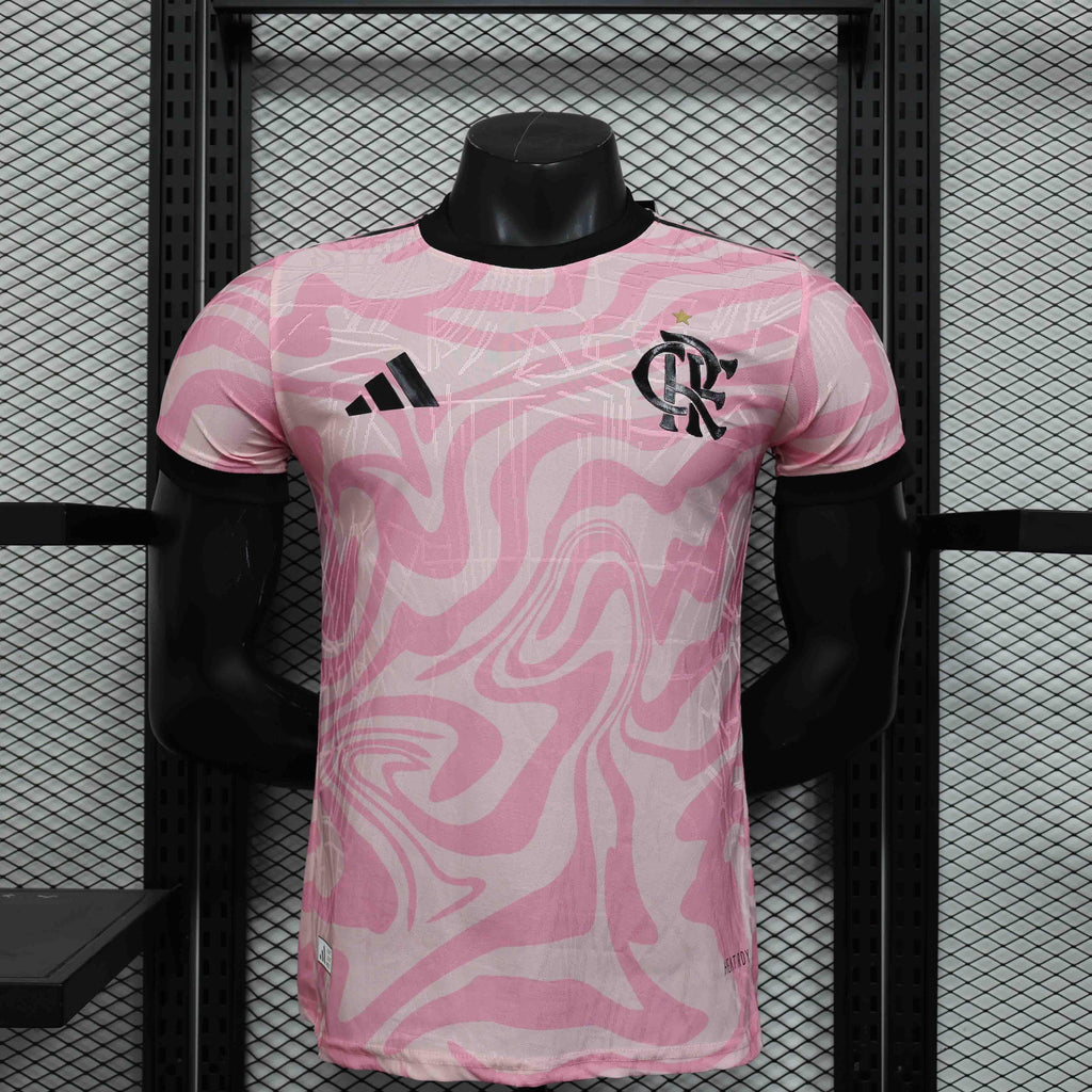 Maillot de football Flamengo concept 2025-26 par Le 12 -ème Maillot, vue du devant avec logo et design moderne.