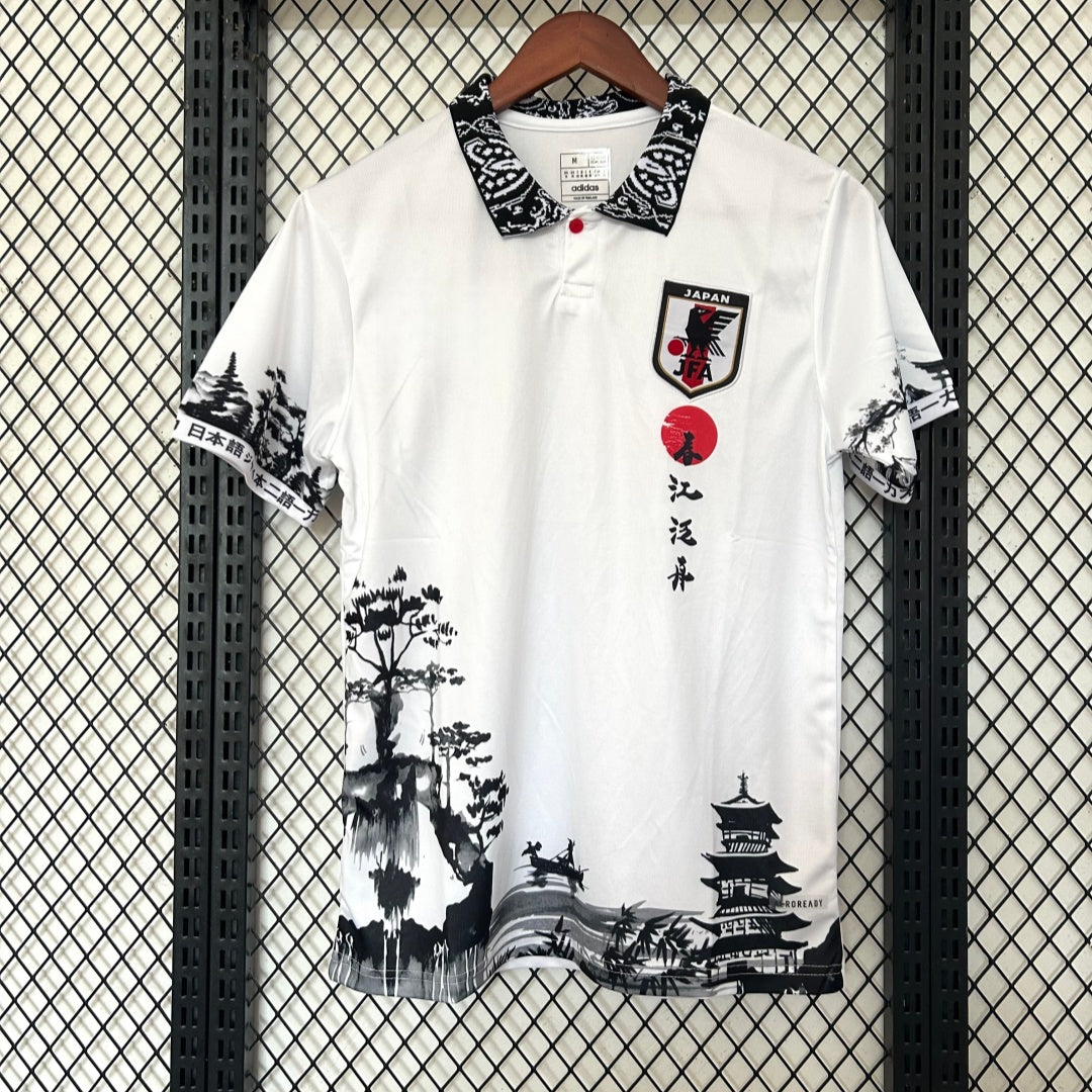 Maillot polo 2024-2025 Le 12 -ème Maillot, style japonais anime, design spécial avec motifs japonais colorés.