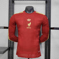 Maillot de football à manches longues Mexique 2025, marque Le 12 -ème Maillot, vue front avec logo et design national.
