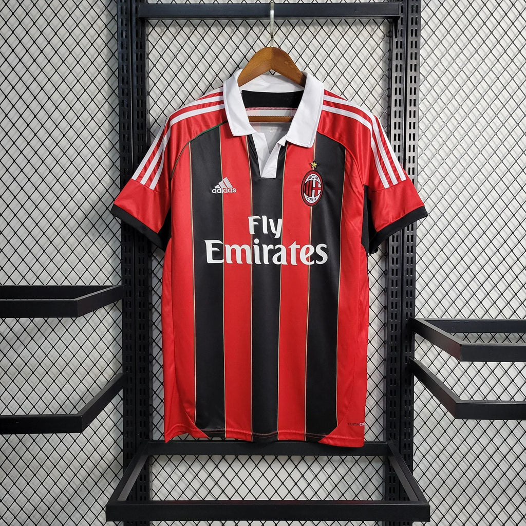 Maillot rétro AC Milan 2012-2013 de la marque Le 12-ème, vue de face, avec logo du club et design classique.
