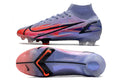 Crampons Mercurial Superfly IX Elite pour football, chaussures de sport avec semelles en métal pour meilleure adhérence.