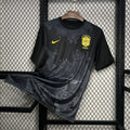 Maillot de football Brésil 2024-2025 Le 12 -ème Maillot, maillot officiel avec logo et design du pays, vue frontale.