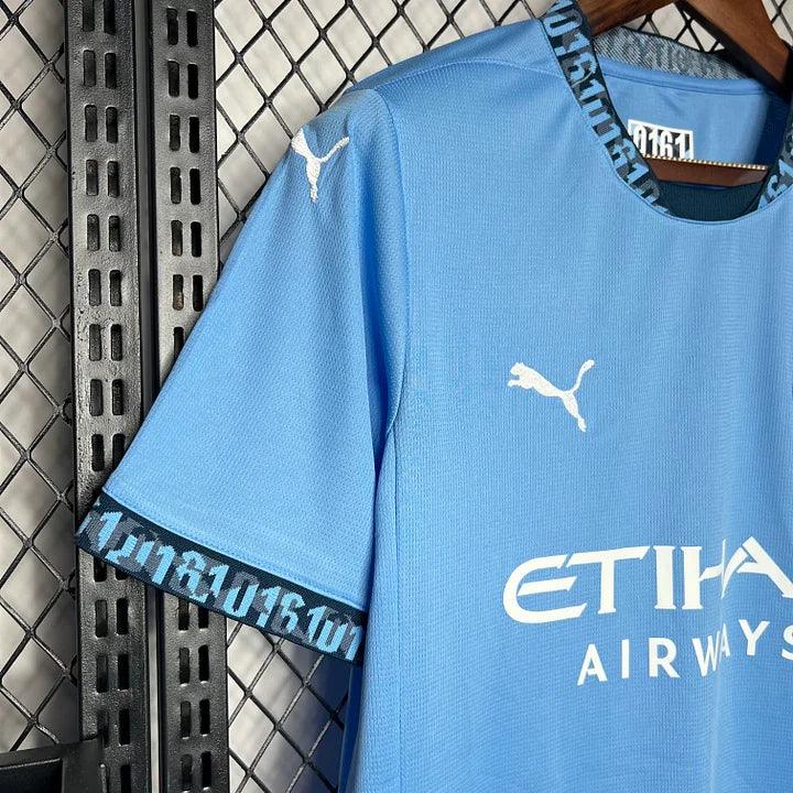 Maillot domicile Manchester City 2024/25 Le 12 -ème Maillot, maillot de football bleu avec logo et détails officiels
