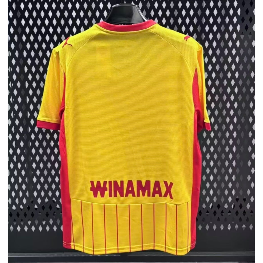 Maillot domicile RC Lens 25/26 Le 12-ème Maillot, maillot de football avec logo et couleurs officielles, vue frontale.