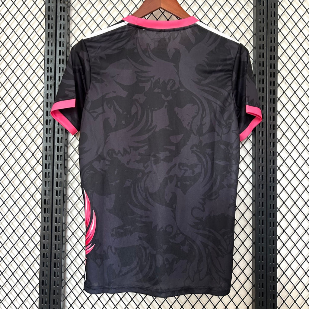Maillot de football Liverpool noir pour enfants 25/26 ans, modèle spécial Eagle de la marque Le 12ème Maillot.