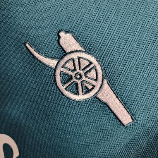 Maillot extérieur Arsenal 2023 2024 Le 12-ème Maillot, maillot de football avec logo et design officiel.