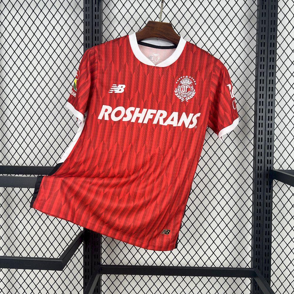 Maillot de football Toluca 2025-26 Le 12 -ème Maillot, maillot officiel avec logo et design moderne, vue de face.
