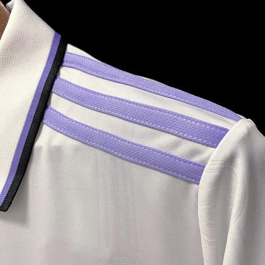Maillot domicile Real Madrid 2022 2023 de la marque Le 12-ème Maillot, vue de face avec logo et détails du maillot.