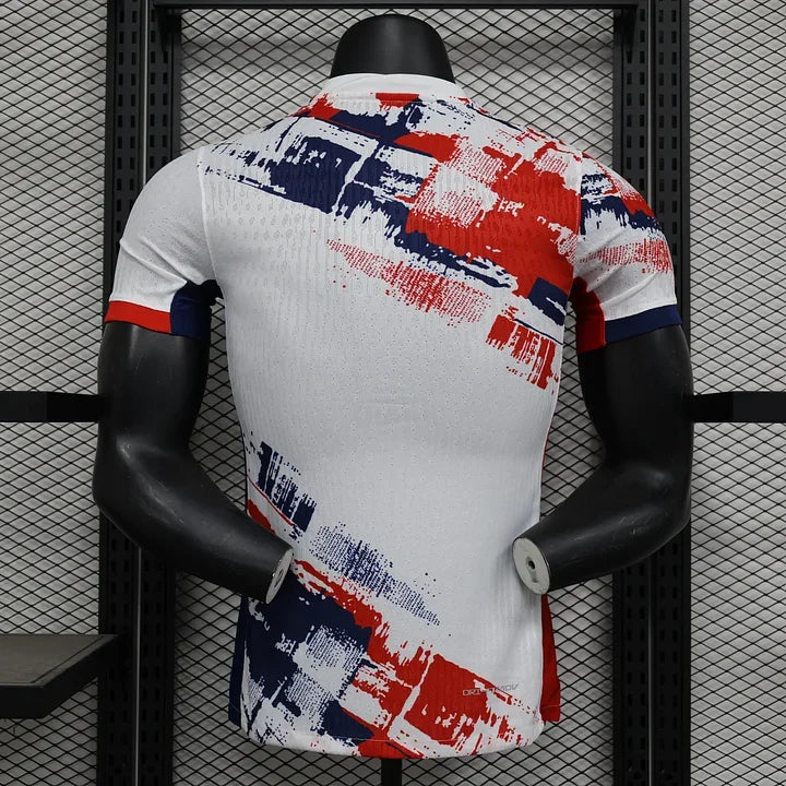 Maillot Paris foot concept 2024 2025 Le 12-ème Maillot, maillot de football avec design moderne, vue de face sur fond blanc