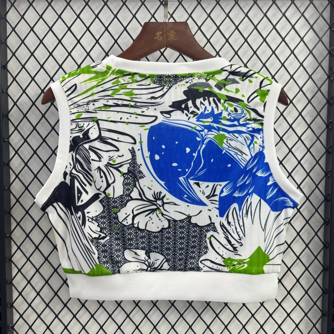 Maillot de football Brésil 25/26 femme, modèle spécial, en tissu coloré avec logo Le 12-ème Maillot.