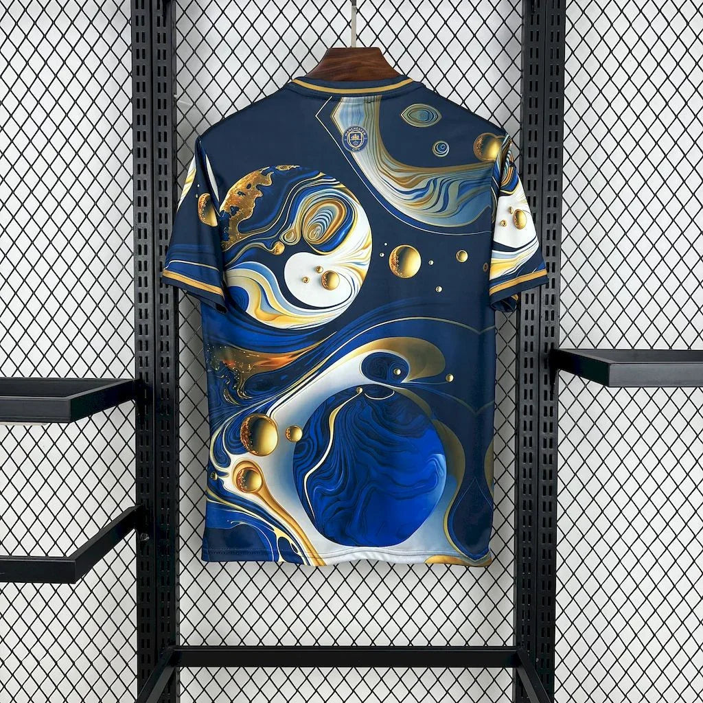 Maillot Manchester City concept 2025-26 de Le 12 -ème Maillot, vue frontale avec logo et design moderne.