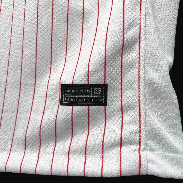 Maillot extérieur de l'équipe de France de football 2024-2025, marque Le 12, avec logo et design officiel EURO 2024.