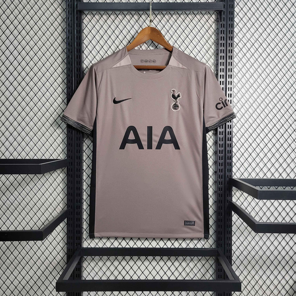 Maillot extérieur Tottenham 2023-24 Le 12 -ème Maillot, maillot de football avec logo et design officiel de l'équipe.