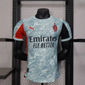Maillot de football AC Milan pour enfants de 25-26 ans, marque Le 12 -ème Maillot, détail du design et logo visible.