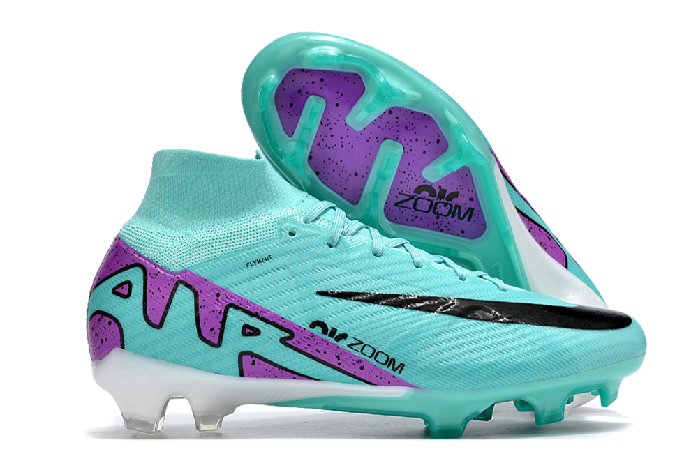 Crampons Mercurial Superfly IX Elite de Le 12 -ème Maillot, en aluminium, avec pointes pour le football sur terrain dur.