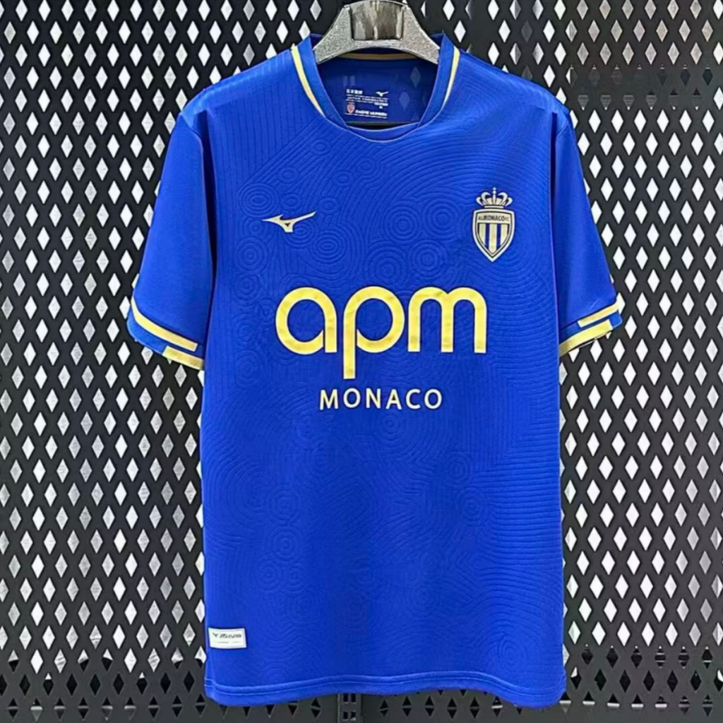 Maillot extérieur AS Monaco 25/26, marque Le 12 -ème Maillot, avec couleurs officielles et logo du club.