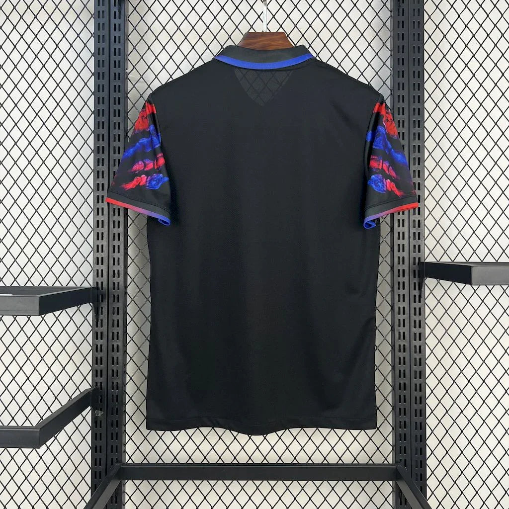 Maillot Fc Barcelone concept 2025/26 par Le 12 -ème Maillot, jersey bleu avec détails modernes, vue de face.
