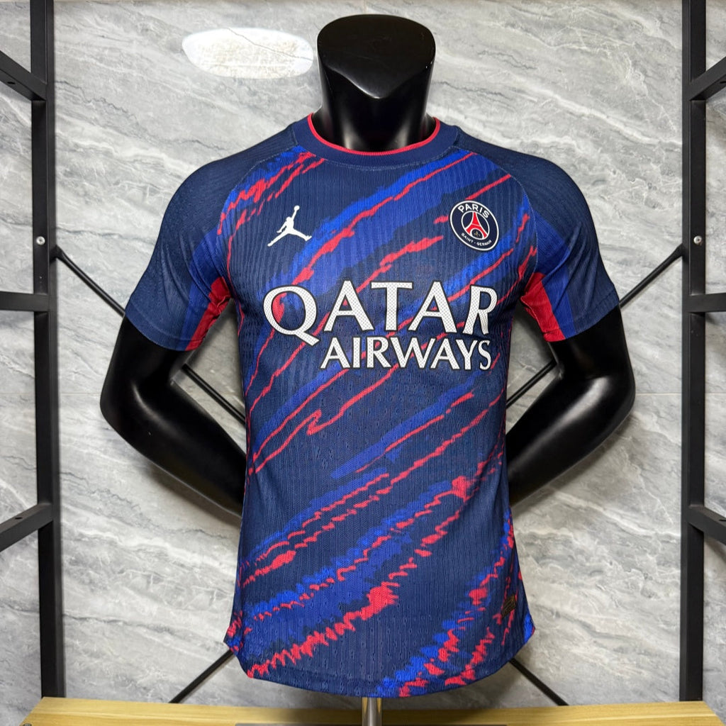 Maillot PSG 25/26 pour joueur Le 12-ème Maillot, violet, taille B, détail du design sportif et logo du club visible.