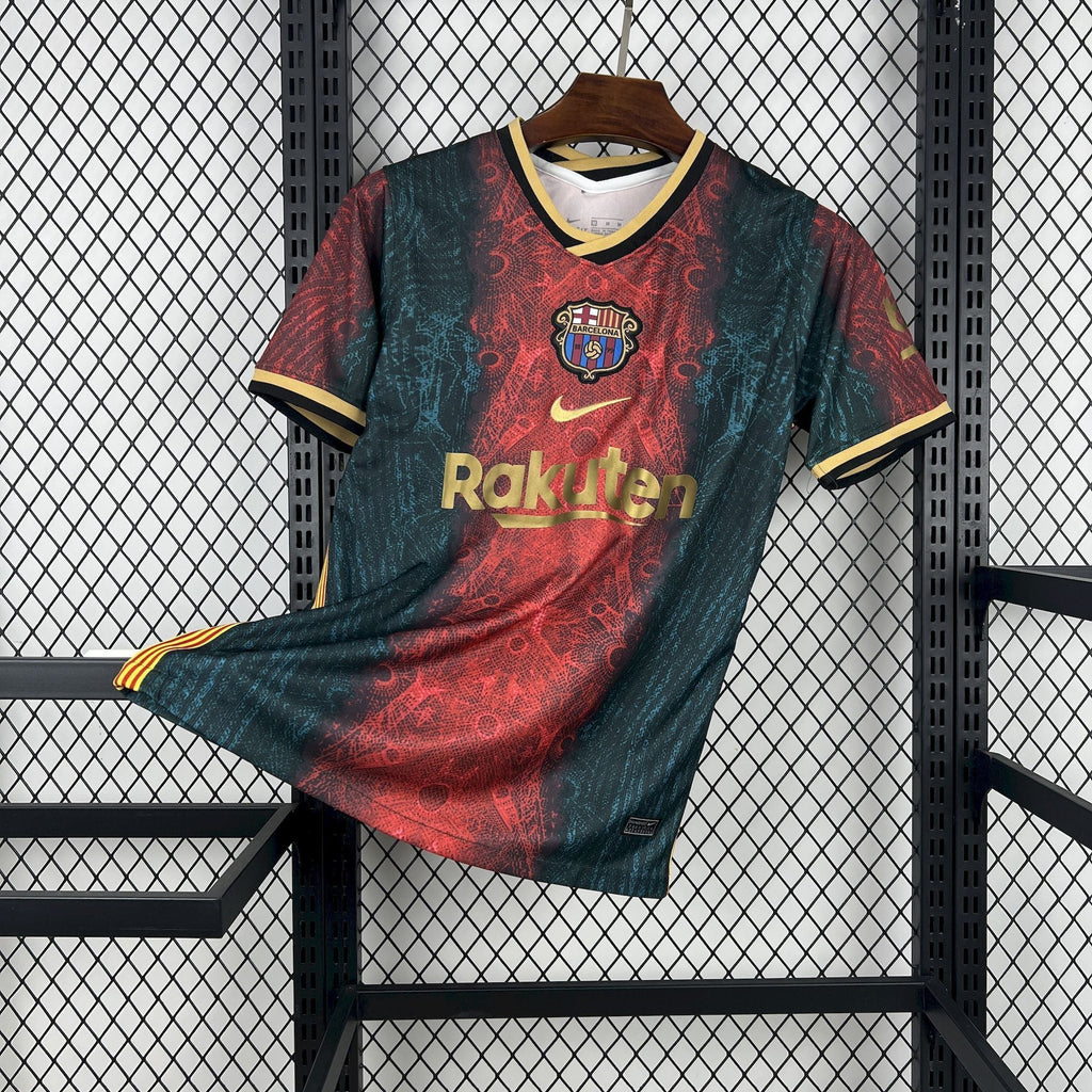 Maillot de football Barcelone Concept 2026-27 de la marque Le 12 -ème, vue de face avec logo et design moderne.