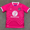 Maillot de football extérieur Toulouse 25/26 Le 12 -ème Maillot, maillot jaune avec détails bleus et logo de l'équipe.