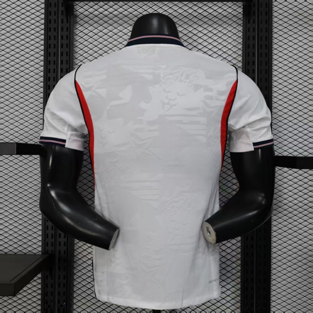 Maillot domicile Angleterre 25/26, modèle pour joueur, marque Le 12 -ème Maillot, vue de face avec logo et détails du maillot