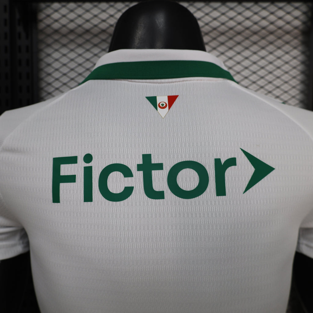 Maillot extérieur Palmeiras 2026-27, marque Le 12 -ème Maillot, tissu bleu avec logo du club et détails de conception.