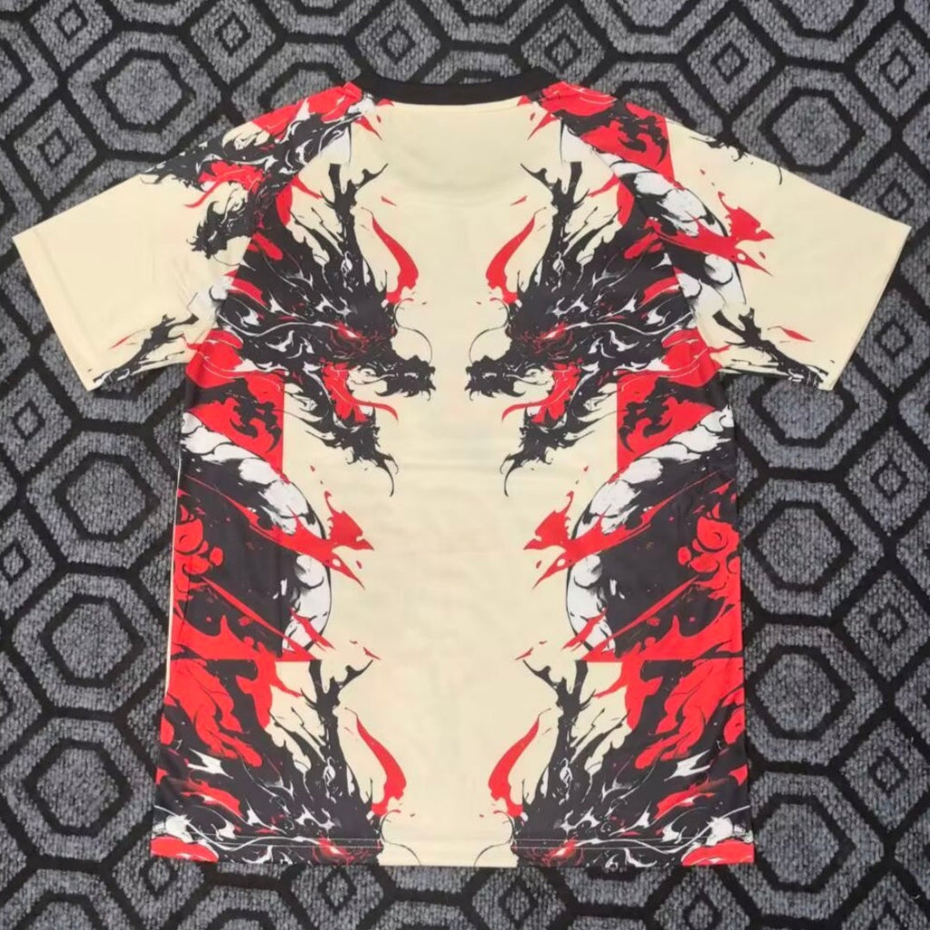Maillot pour enfants 25/26 ans Le 12 -ème Maillot avec design japonais anime Dragon, style spécial et coloré.