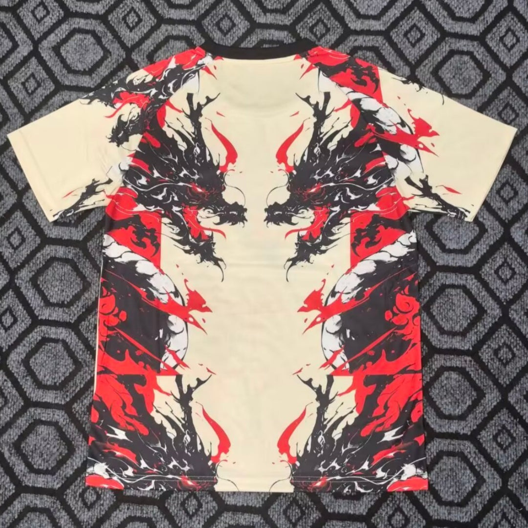 Maillot pour enfants 25/26 ans Le 12 -ème Maillot avec design japonais anime Dragon, style spécial et coloré.