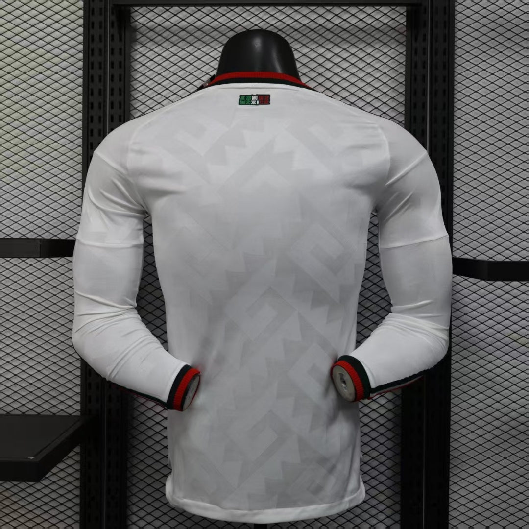 Maillot de football Mexique extérieur pour homme, manches longues, marque Le 12 -ème Maillot, vue de face.