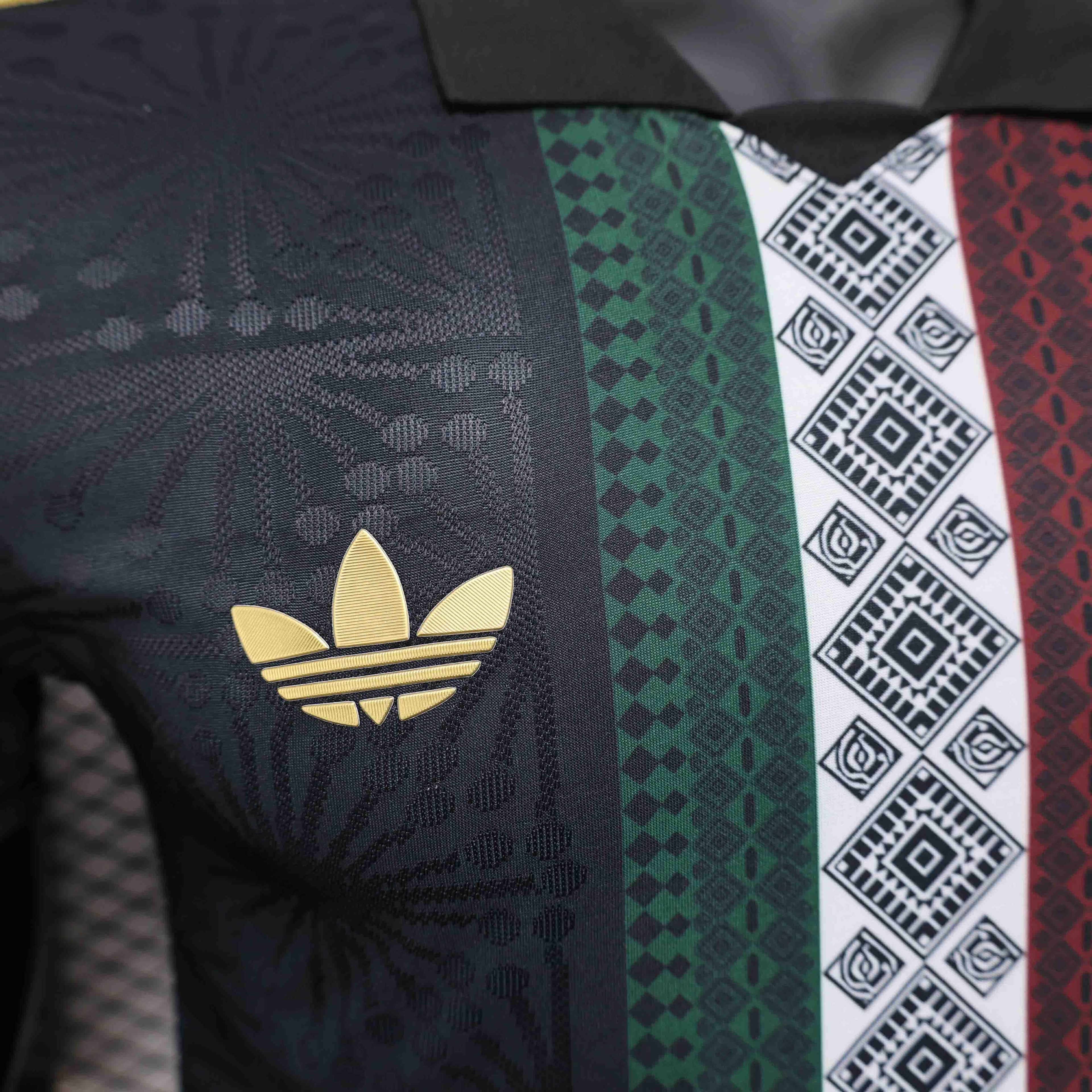 Maillot de football Mexique 2025 Le 12 -ème Maillot, design concept avec drapeau mexicain et détails colorés.