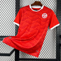 Maillot de football domicile Tunisiar 25/26, marque Le 12 -ème Maillot, en bleu avec logo national sur le devant