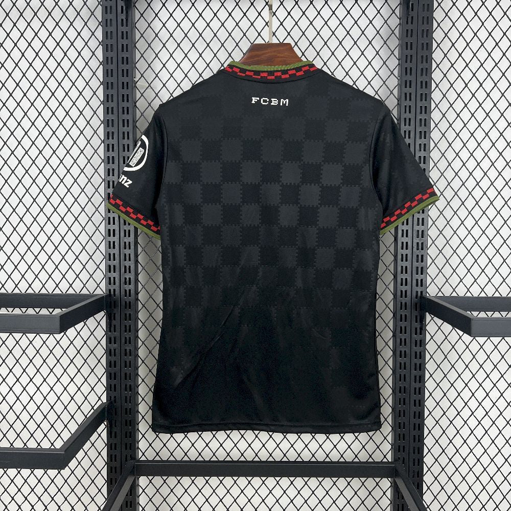 Maillot Bayern Munich Third 2025/26, de marque Le 12 -ème Maillot, en tissu bleu avec logo et détails du club.