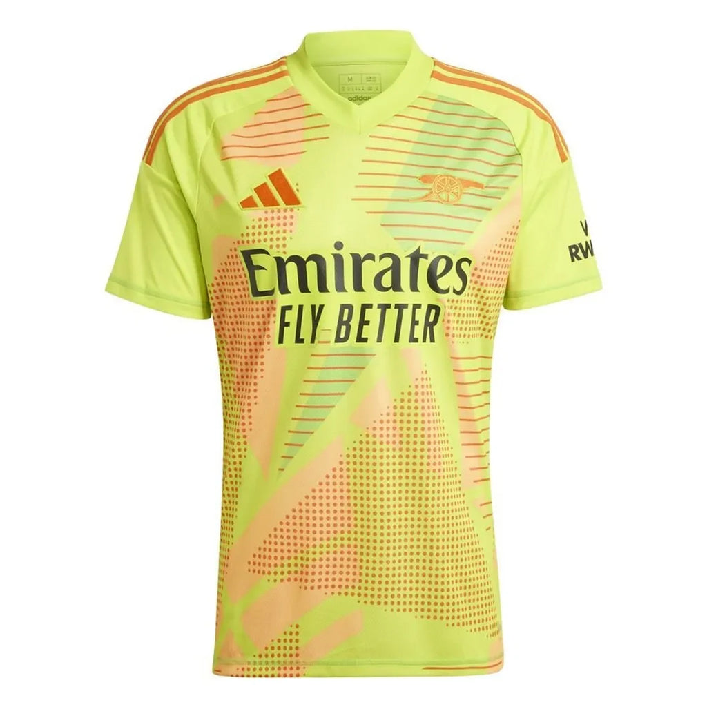Maillot de gardien Arsenal 2024/2025 Le 12 -ème Maillot, maillot de football avec logo et détails techniques visibles