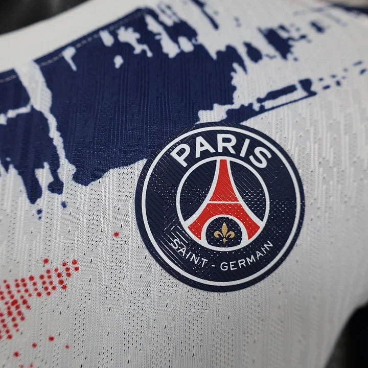 Maillot Paris foot concept 2024 2025, maillot de football Le 12-ème Maillot, design innovant avec logo et motifs modernes.