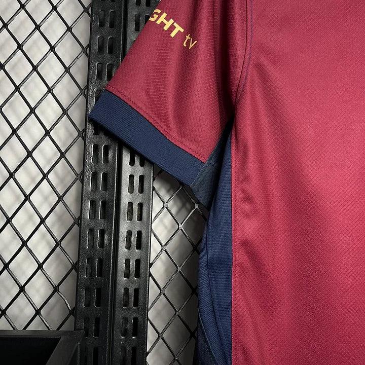 Maillot FC Barcelone 2024/25 Le 12 -ème Maillot, maillot de football avec logo et détails officiels, vue de face.