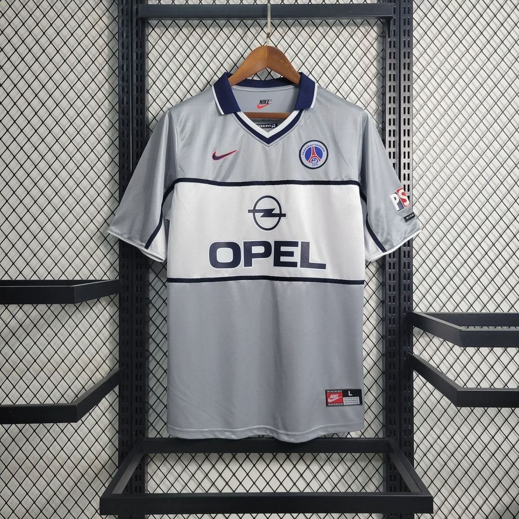 Maillot Paris Retro 2000 Le 12 -ème Maillot, maillot de football blanc avec logo et détails vintage, vue frontale