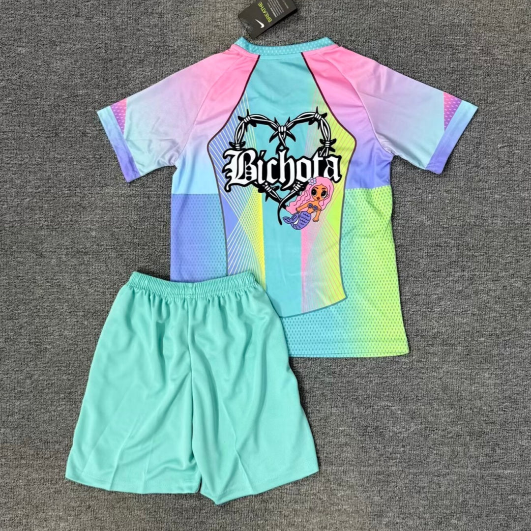 Ensemble pour enfant Barcelone spécial bleu de la marque Le 12 -ème Maillot, vêtements confortables et colorés pour enfants.