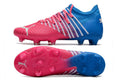 Crampons Future Z 1.3 Teazer FG de Le 12 -ème Maillot, pointes en acier pour football en extérieur, fixation solide, design noir.
