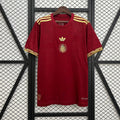Maillot rouge du Mexique 2025 de la marque Le 12 -ème Maillot, vue de face avec détails du design.