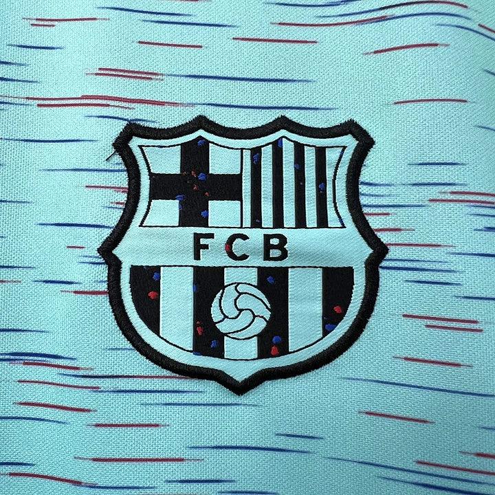 Maillot third du FC Barcelone saison 2023-2024, marque Le 12 -ème Maillot, vue de face avec logo et design moderne.
