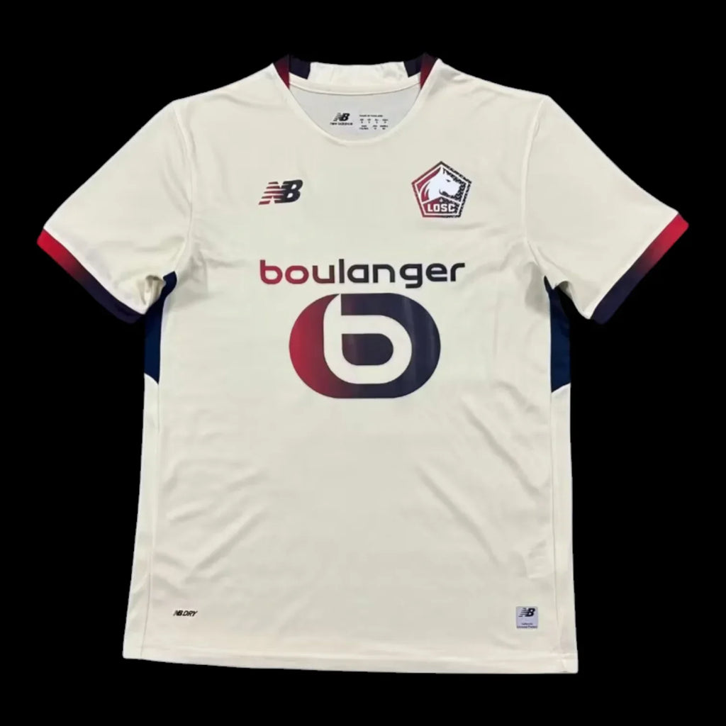 Maillot extérieur Lille 25/26 Le 12 -ème Maillot, maillot de football avec couleurs de l'équipe, détails du logo et design sportif