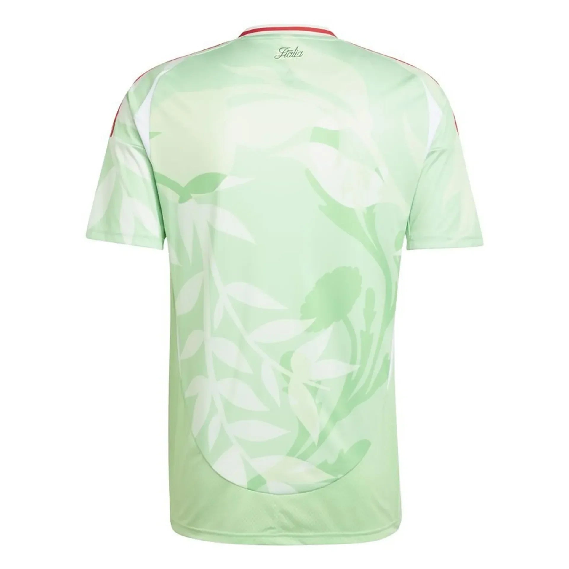 Maillot extérieur de l'équipe d'Italie pour l'EURO 2025, marque Le 12ème Maillot, vue de face avec logo et détails du design.