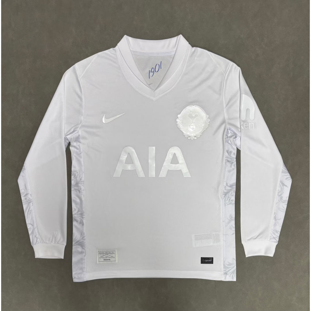Maillot à manches longues Tottenham 125e anniversaire Le 12-ème Maillot, édition spéciale, en tissu bleu avec logo et détails célébratifs